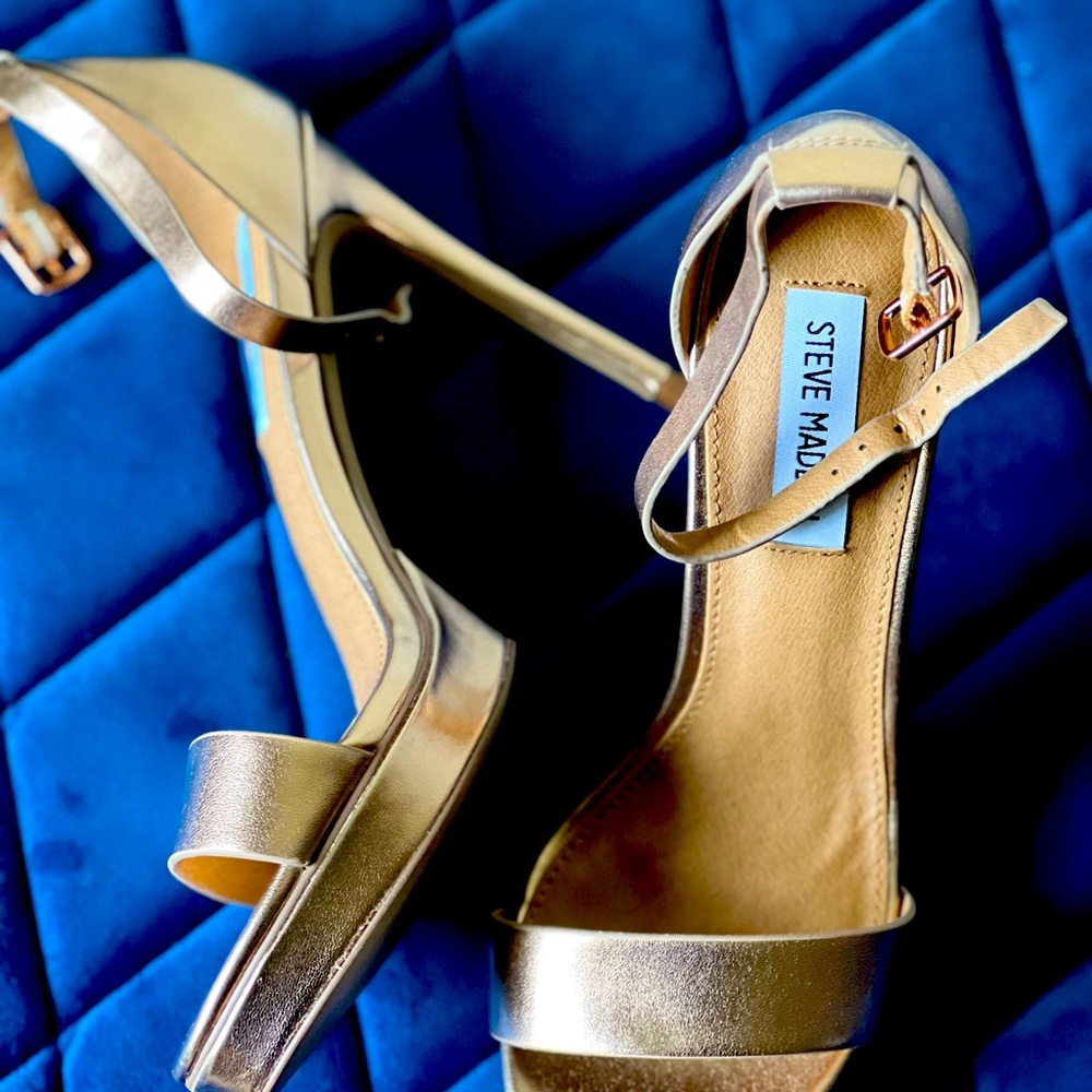 Rose Gold Platform Heels